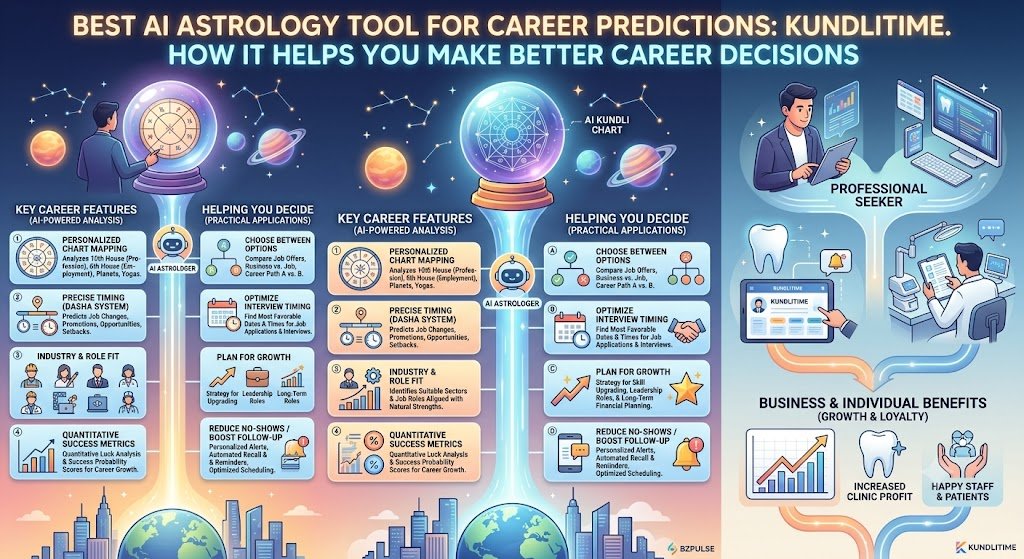 Best AI Astrology Tool for Career Predictions – How KundliTime Helps You Make Better Career Decisions?