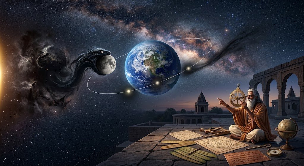 Rahu-Ketu – The Real Astronomy Behind Shadow Planets in Vedic Astrology