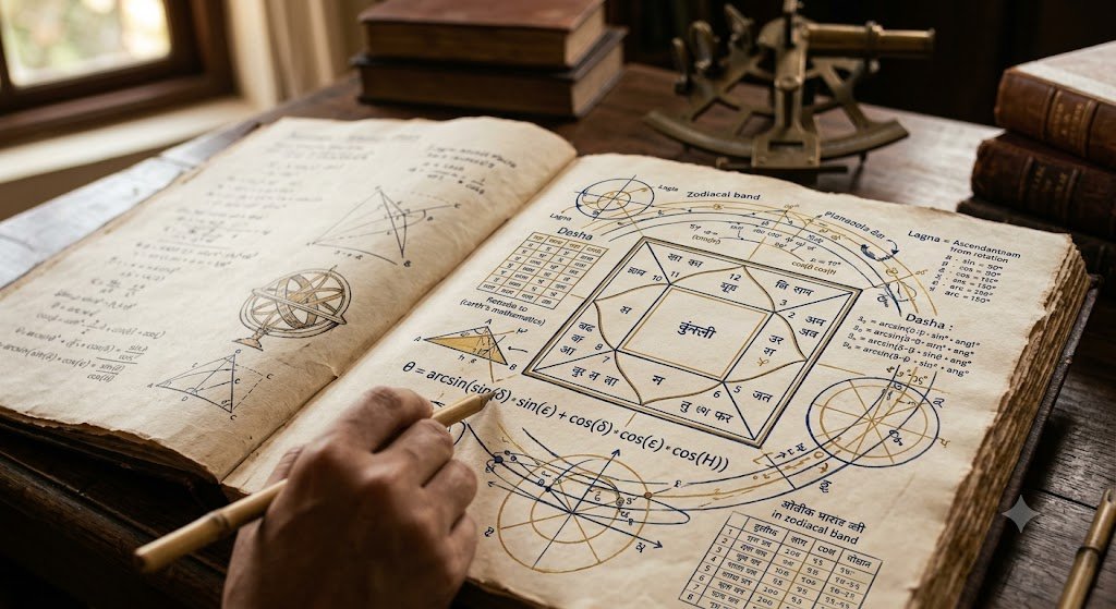 The Mathematics Hidden Inside Your Kundli – How Astrology Uses Precise Calculations?