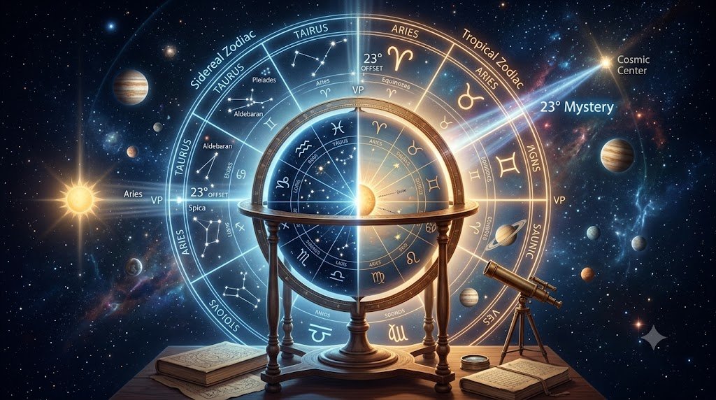 The 23-Degree Zodiac Mystery | Sidereal vs Tropical Astrology Explained by KundliTime